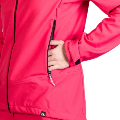 Northfinder TINA-355pink dámská turistická softshellová bunda