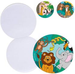 Notes kulatý dětský bloček Divoká zvířata safari 30 listů 8cm 3 druhy Notes kulatý dětský bloček Divoká zvířata safari 30 listů 8cm 3 druhy