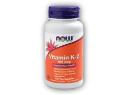 NOW Foods Vitamín K2 ako MK-4 100ug 100 rastlinných kapsúl