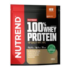 NUTREND 100% Whey Protein, sáček, 1000 g karamelové latté NUTREND 100% Whey Protein, sáček, 1000 g karamelové latté