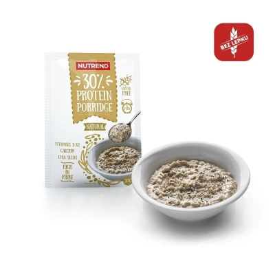 Nutrend Protein Porridge Natural proteinová ovesná kaše 50 g
