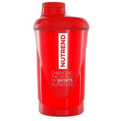 Nutrend Shaker červený šejkr 600 ml