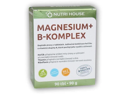 Nutri House Magnesium + B-komplex 90 tablet Nutri House Magnesium + B-komplex 90 tablet