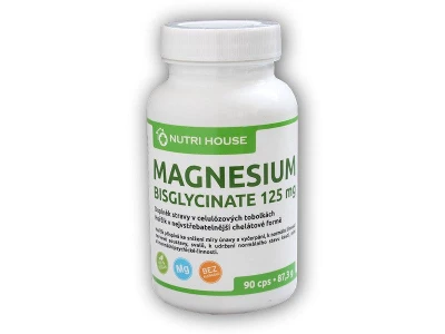 Nutri House Magnesium Bisglycinate 125mg 90cps Nutri House Magnesium Bisglycinate 125mg 90cps