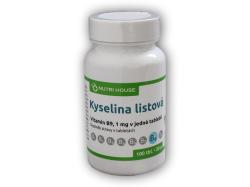 Nutri House Vitamín B9 Kyselina listová 100 tabliet Nutri House Vitamín B9 Kyselina listová 100 tabliet