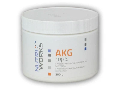 Nutri Works AKG 100% 200g (L-arginin-alfa-ketoglutarát) Nutri Works AKG 100% 200g (L-arginin-alfa-ketoglutarát)