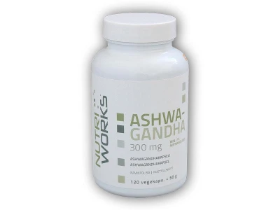 Nutri Works Ashwagandha 120 kapslí Nutri Works Ashwagandha 120 kapslí