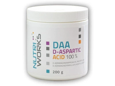 Nutri Works DAA D-aspartic Acid 100% 200g Nutri Works DAA D-aspartic Acid 100% 200g