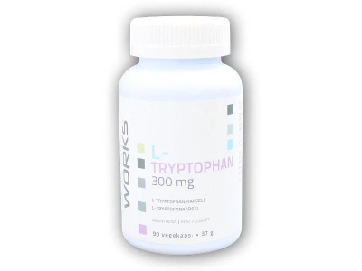 NutriWorks L-Tryptophan 300mg 90 kapslí NutriWorks L-Tryptophan 300mg 90 kapslí