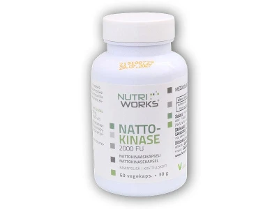 Nutri Works Nattokinase 2000 FU 60 kapslí Nutri Works Nattokinase 2000 FU 60 kapslí