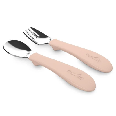 Nuvita Set lžička a vidlička English Rose