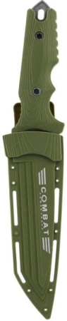 Nůž dětský army vojenský zelený plastový 25cm set s pouzdrem