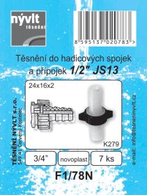 Nývlt Těsnění hadic.přípojek a spojek 3/4" 24x16x2mm F1/78N (7ks)