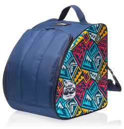 Benwild Obal na lyžiarske topánky Geometric modrá