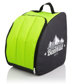 Benwild Obal na lyžařské boty reflexní zelená