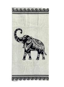 Obojstranný plážový uterák Lovely Home Safari Elephant