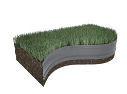 Obrubník skrytý 12,5cmx18m