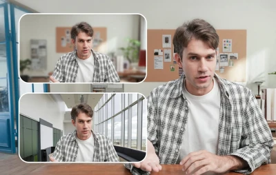 OBSBOT Meet Flip AI 4K černo-stříbrná webová kamera