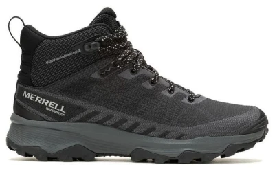 Merrell J037537 Speed Eco Mid Wp Black pánska outdoor obuv Merrell J037537 Speed Eco Mid Wp Black pánska outdoor obuv