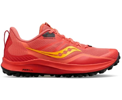 Saucony S10737-32 Peregrine 12 Coral/redrock dámská trail obuv Saucony S10737-32 Peregrine 12 Coral/redrock dámská trail obuv