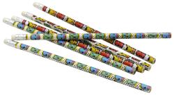 Obyčejná tužka s gumou set 6ks Pokémon dětské školní potřeby