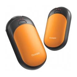 Ocoopa UT3053 černooranžové elektrické ohřívače rukou 2x2500 mAh, USB-C