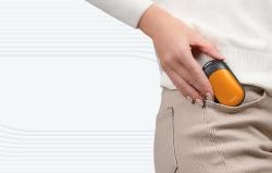Ocoopa UT3053 černooranžové elektrické ohřívače rukou 2x2500 mAh, USB-C