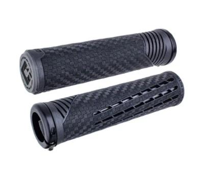 Odi Gripy MTB CF v2.1 Lock-On Closed End Pearl Black / Graphite