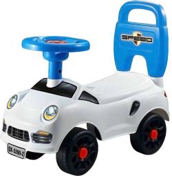 Odrážedlo baby auto odstrkovadlo s klaksonem a opěrkou zad bílé Odrážedlo baby auto odstrkovadlo s klaksonem a opěrkou zad bílé