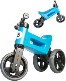 Odrážedlo Funny Wheels Rider Sport 2v1 dětské odstrkovadlo Modré plast Odrážedlo Funny Wheels Rider Sport 2v1 dětské odstrkovadlo Modré plast