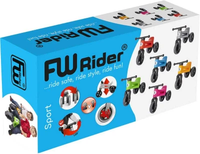 Odrážedlo Funny Wheels Rider Sport 2v1 dětské odstrkovadlo Růžové plast