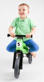Odrážedlo Funny Wheels Rider Sport 2v1 dětské odstrkovadlo Zelené plast