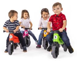 Odrážedlo Funny Wheels Rider Sport 2v1 dětské odstrkovadlo Zelené plast