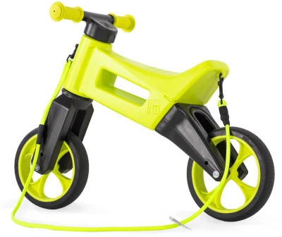 Odrážedlo FUNNY WHEELS Rider SuperSport 2v1 odstrkovadlo Limetkové krabice