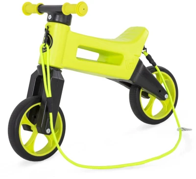 Odrážedlo FUNNY WHEELS Rider SuperSport 2v1 odstrkovadlo Limetkové krabice
