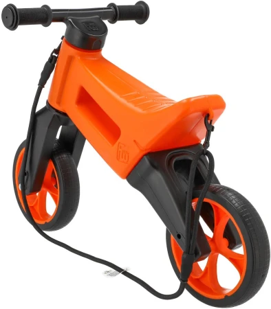 Odrážedlo FUNNY WHEELS Rider SuperSport 2v1 odstrkovadlo Oranžové krabice