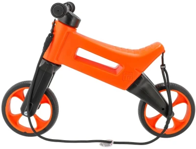 Odrážedlo FUNNY WHEELS Rider SuperSport 2v1 odstrkovadlo Oranžové krabice