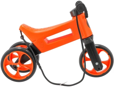 Odrážedlo FUNNY WHEELS Rider SuperSport 2v1 odstrkovadlo Oranžové krabice