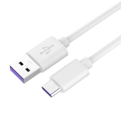 Kabel PremiumCord USB 2.0 - USB-C M/M super rychlé nabíjení 5A, 1m, bílý Kabel PremiumCord USB 2.0 - USB-C M/M super rychlé nabíjení 5A, 1m, bílý