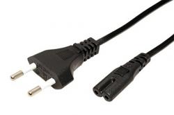 Kabel síťový 2pinový 3m (osmička) Kabel síťový 2pinový 3m (osmička)