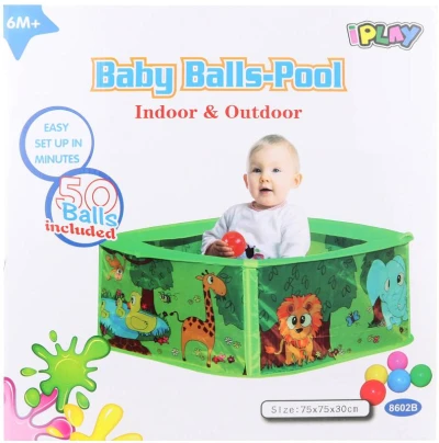 Ohrádka baby bazének set s 50 kuličkami 75x75x30cm pro miminko