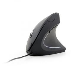 Gembird Myš MUS-ERGO-01, ergonomická, černá, USB