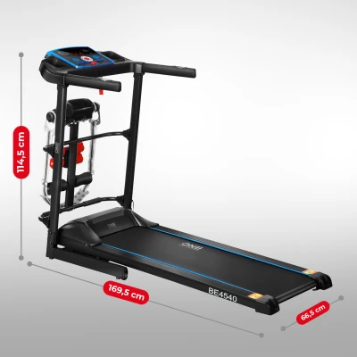 One Fitness BE4540 černý elektrický běžecký pás