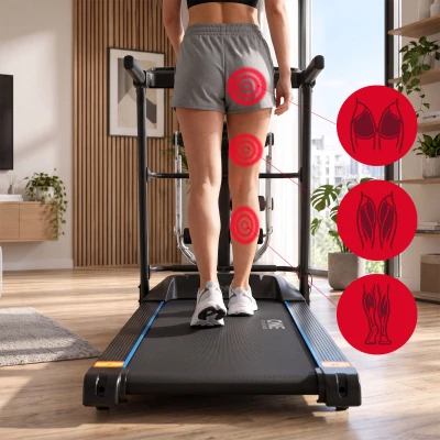 One Fitness BE4540 černý elektrický běžecký pás