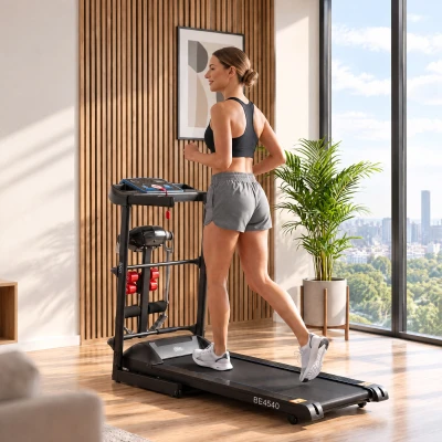 One Fitness BE4540 černý elektrický běžecký pás