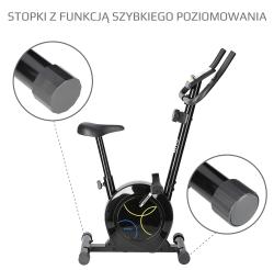 ONE FITNESS Magnetický rotoped RM8740 černý