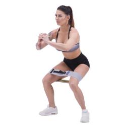 ONE FITNESS Nastavitelná odporová guma Hip band HB010