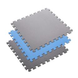 ONE FITNESS Ochranná puzzle podložka MP10 modro-šedá