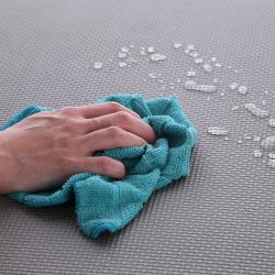 ONE FITNESS Ochranná puzzle podložka MP10 modro-sivá