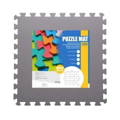 ONE FITNESS Ochranná puzzle podložka MP10 modro-šedá